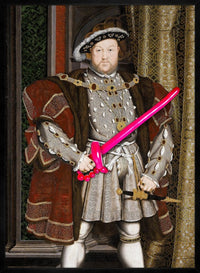 Henry VIII Balloon King Print