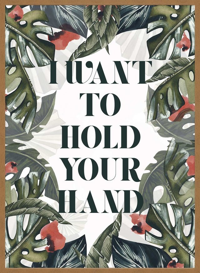 Hold Your Hand Lyrics Print