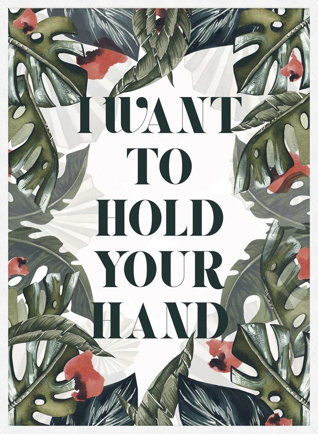 Hold Your Hand Lyrics Print