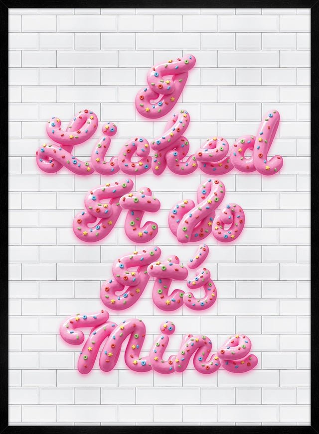I Licked It Icing Print