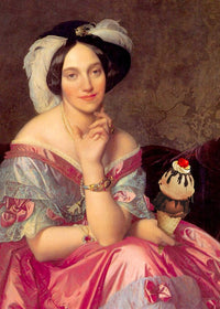 Ice Cream Lady Altered Art Print