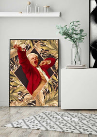 Joseph Ducreux Self Portrait Leaves Print