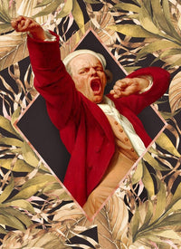 Joseph Ducreux Self Portrait Leaves Print