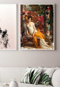 Juliette Recamier Graffiti Portrait