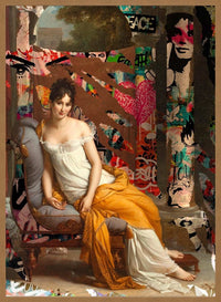 Juliette Recamier Graffiti Portrait