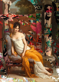 Juliette Recamier Graffiti Portrait