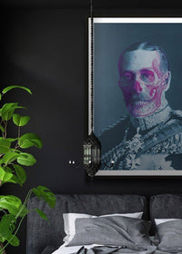 King George V Skull Colour Print