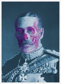 King George V Skull Colour Print