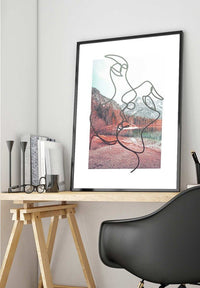 Kissing Nature Print