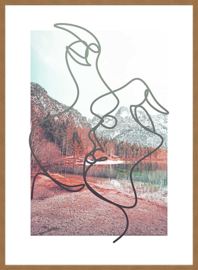 Kissing Nature Print