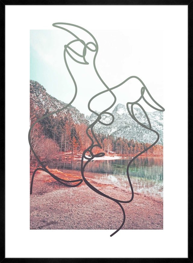 Kissing Nature Print