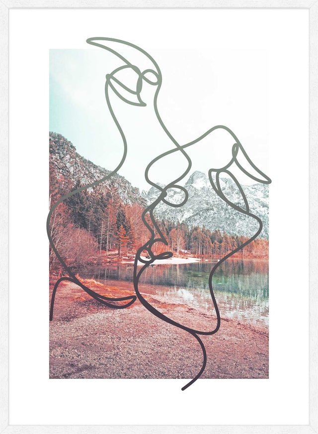 Kissing Nature Print