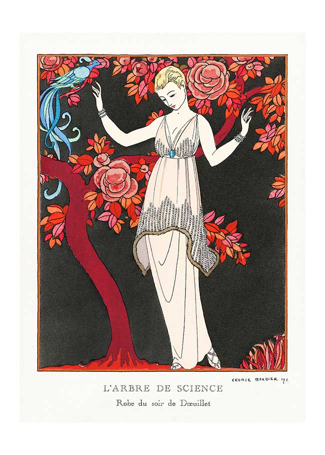 L'Arbre de Science Fashion Illustration Print