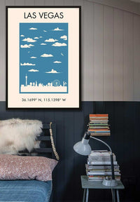Las Vegas Tourist Style Print