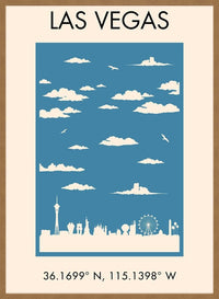 Las Vegas Tourist Style Print