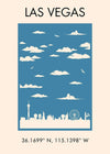 Las Vegas Tourist Style Print