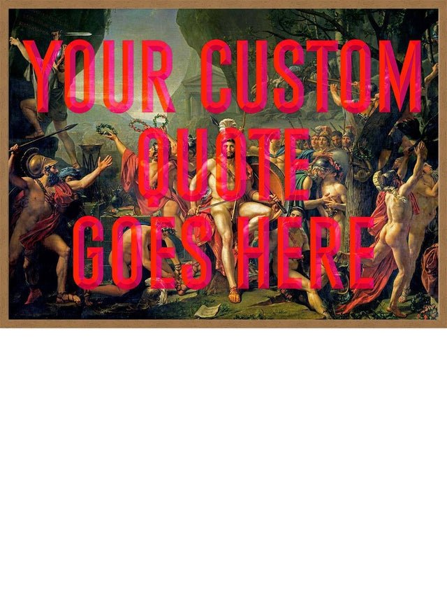 Leonidas at Thermopylae Custom Print