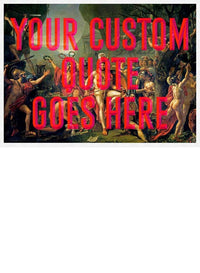 Leonidas at Thermopylae Custom Print