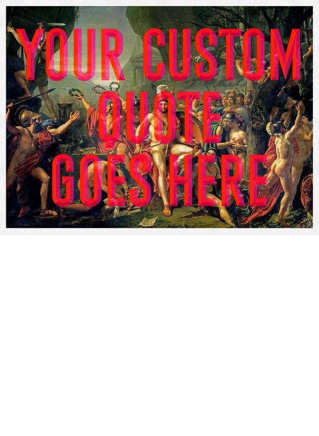 Leonidas at Thermopylae Custom Print