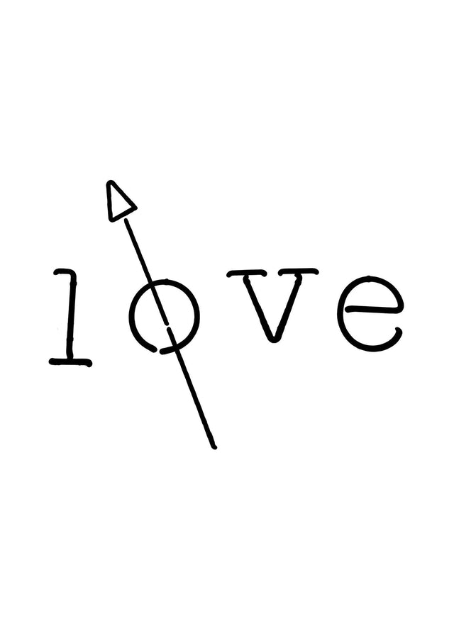 Love Typography Print