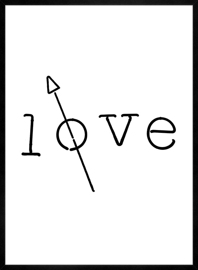 Love Typography Print