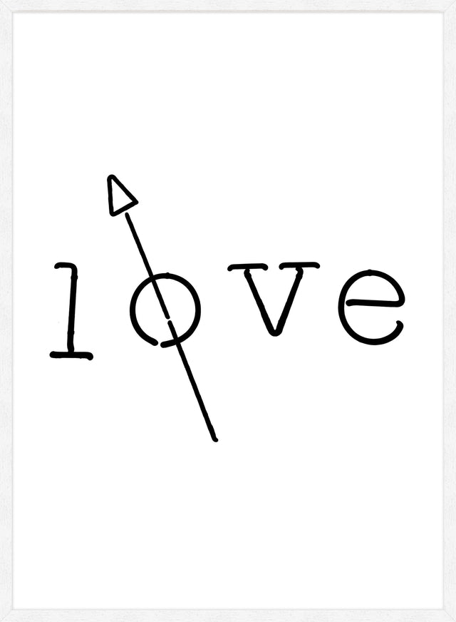 Love Typography Print