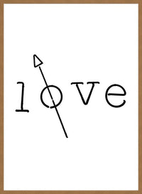 Love Typography Print