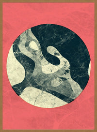 Marble Moon Pink Print