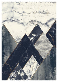 Marble Texture Hills Print