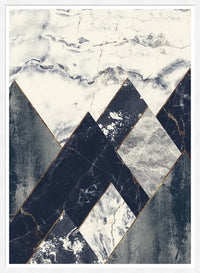 Marble Texture Hills Print