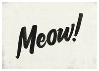 Meow Animal Noises Print