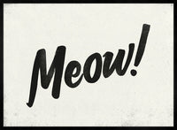 Meow Animal Noises Print