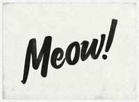 Meow Animal Noises Print
