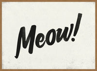 Meow Animal Noises Print