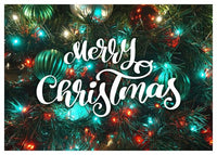 Merry Christmas Decorative Typographic Print
