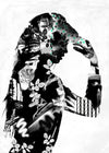 Model 2 Black And White Print