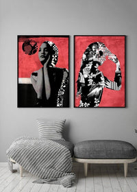 Model 2 Pink Print