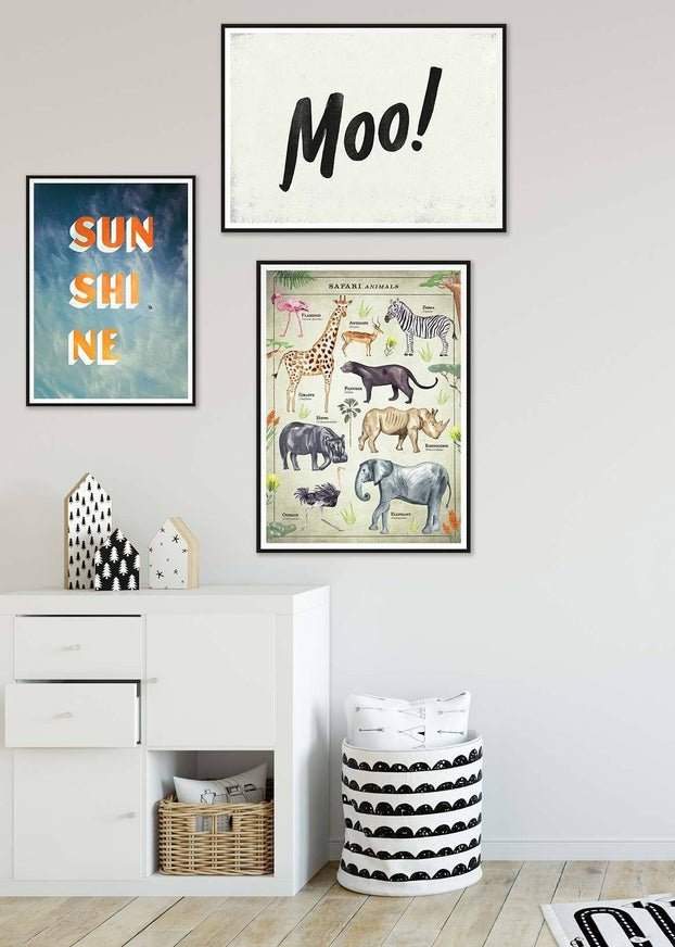 Moo Animal Noises Print