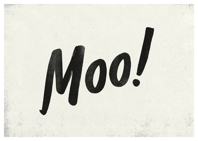 Moo Animal Noises Print