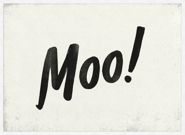 Moo Animal Noises Print