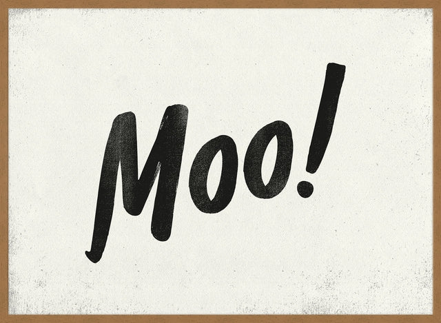 Moo Animal Noises Print