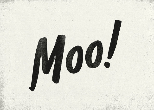 Moo Animal Noises Print