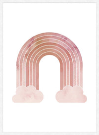 Natural Colour Rainbow Print