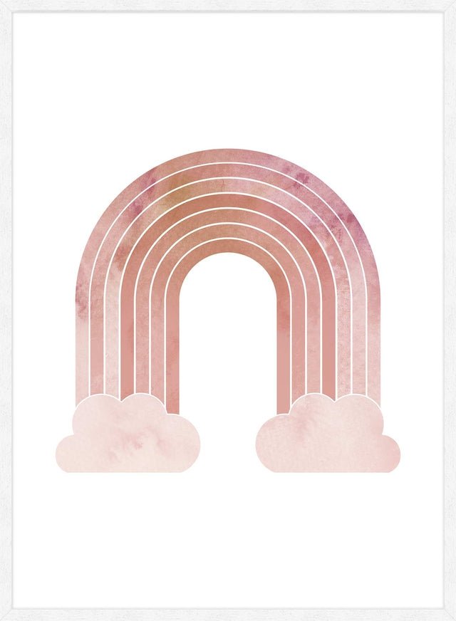 Natural Colour Rainbow Print