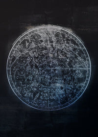 Nautical Map Black Print