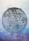 Nautical Map Blue Blend Print