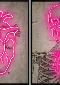 Neon Vintage Diagrams Print Bundle