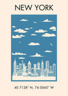 New York Tourist Style Print