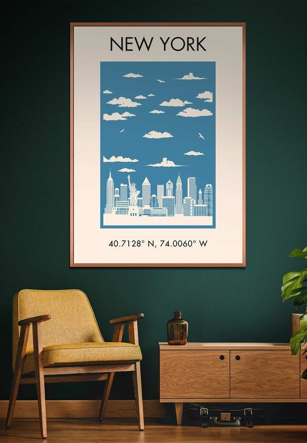 New York Tourist Style Print