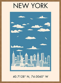 New York Tourist Style Print